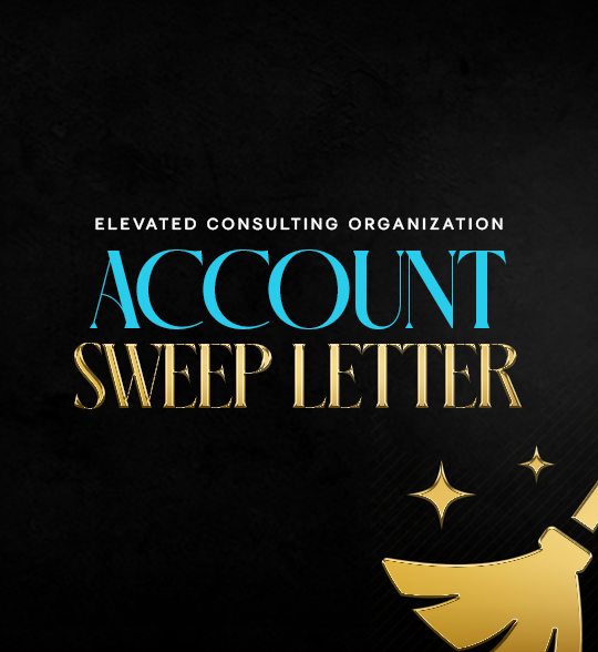 Exclusive Account Sweep Letter